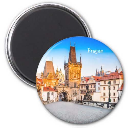 Standard 2 Inch Round Magnet Prague