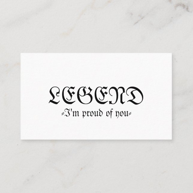 Standard, 3.5" x 2.0" Business Card (Back)