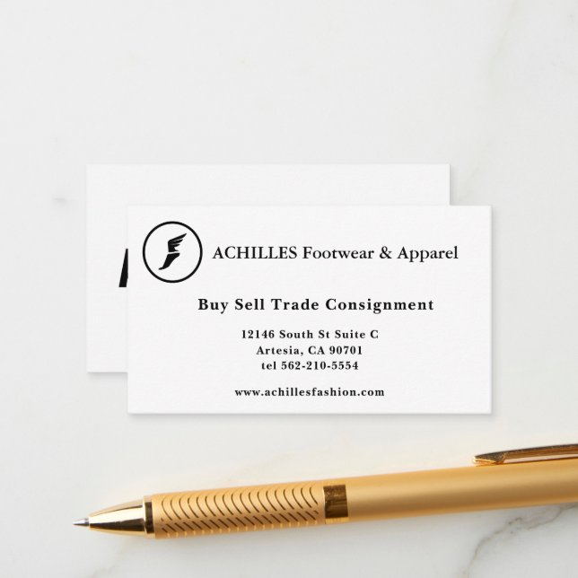 Standard, 3.5" x 2.0" Business Card (Front/Back In Situ)