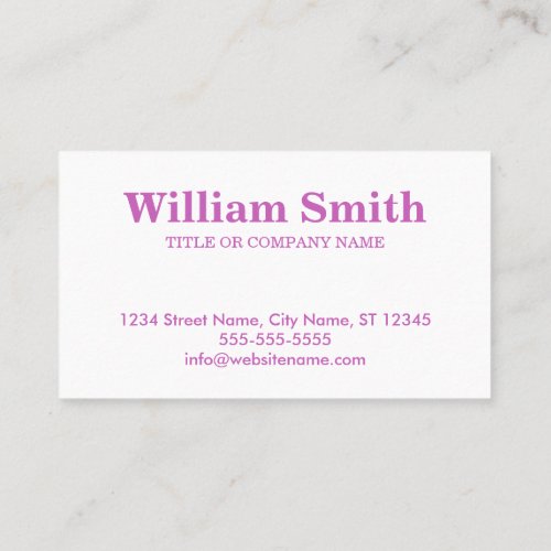 Standard 35 x 20 business card