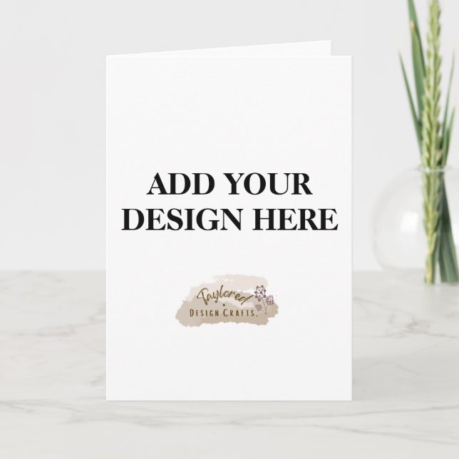 Standard, 5" x 7" Folded Greeting Card (Front)