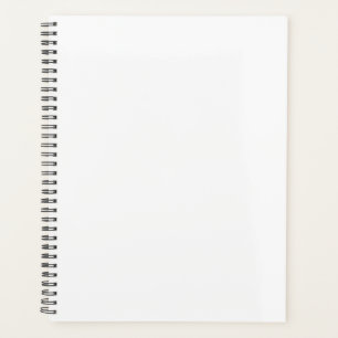 Standard (8.5" x 11"), Hard Cover, Black Spiral Pl Planner