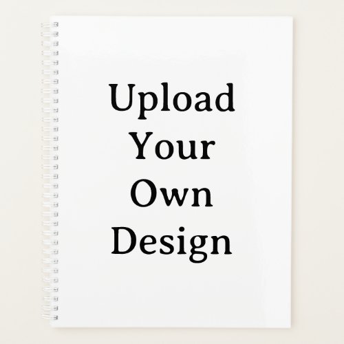 Standard 8.5" x 11" Hard Cover, White Spiral  Planner