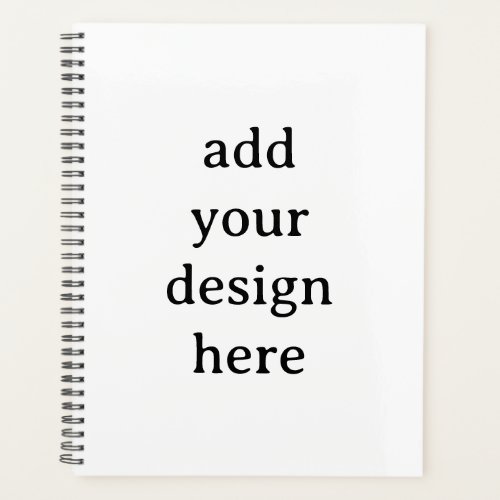 Standard 8.5" x 11" Soft Cover, Black Spiral  Planner