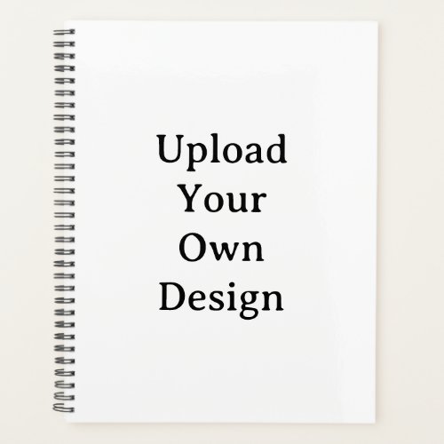 Standard 8.5" x 11" Soft Cover, Black Spiral Planner