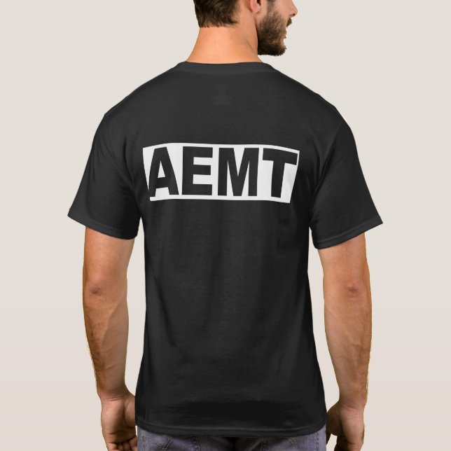 Standard AEMT Shirt- Black T-Shirt (Back)