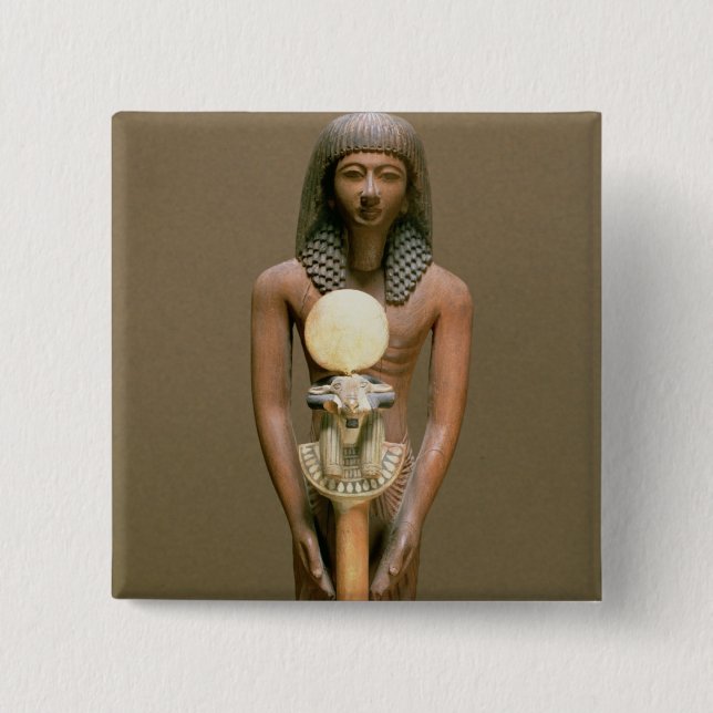 Standard-bearer with ram-headed standard (cariob w pinback button (Front)