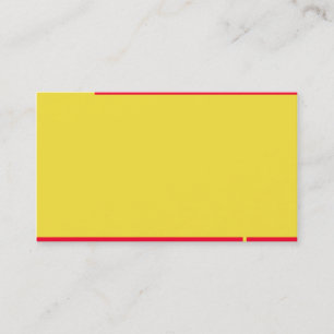 standard business card