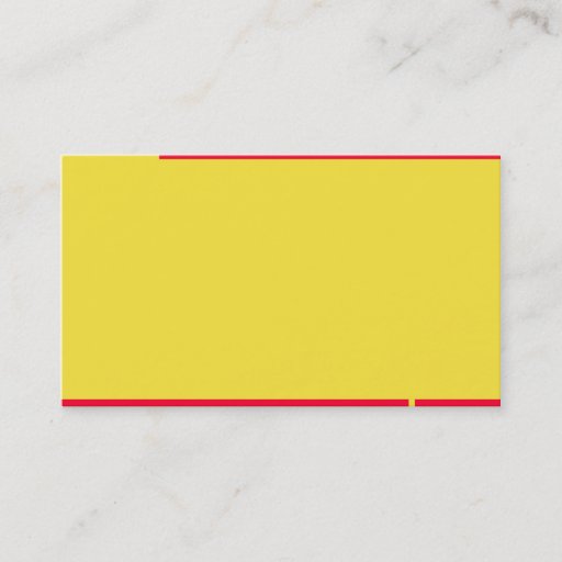 Customizable standard business card