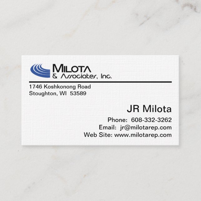 Standard Business Card (Front)