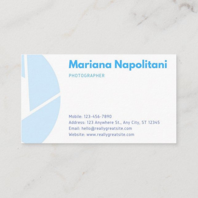 Standard business card (Back)