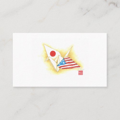 Standard Business Cards  Japan_US Friendship