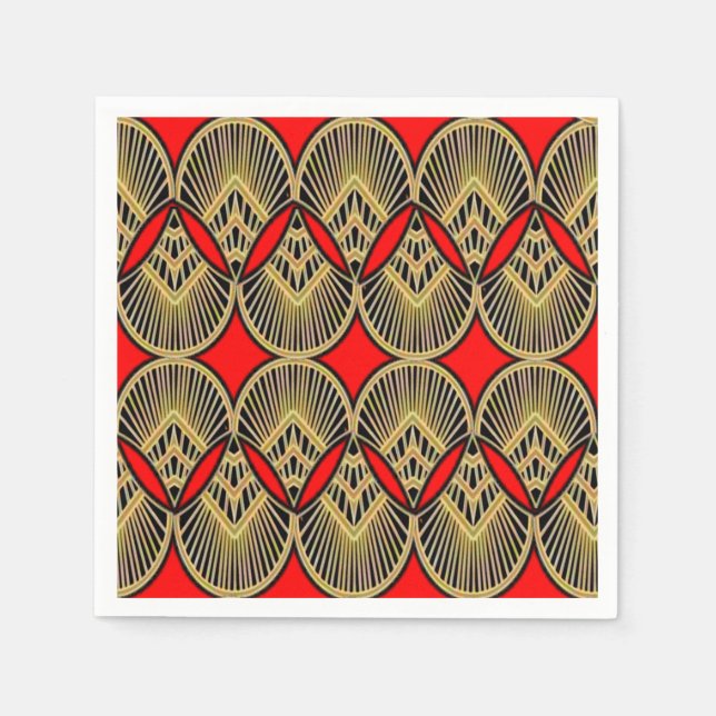 Standard Cocktail - Vibrant & Stylish Digital Desi Napkins (Front)