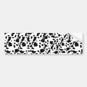 STANDARD COW PRINT BUMPER STICKER