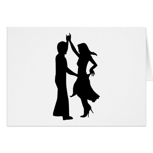 Standard dancing couple cards (Front Horizontal)