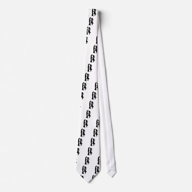 Standard dancing couple neck tie (Front)