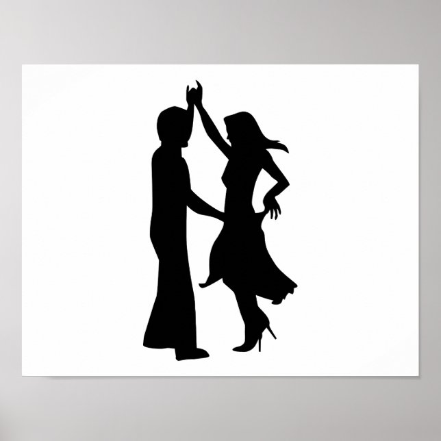 Standard dancing couple poster (Front)