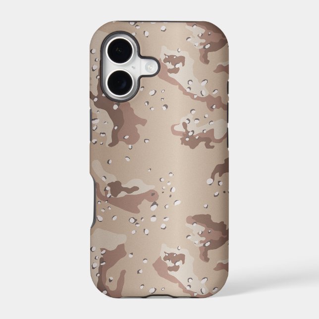 Standard Desert Camo Iphone Case (Back)