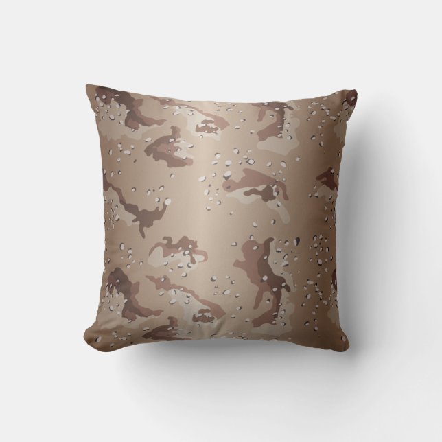 Standard Desert Camo Throw Pillow (Front)