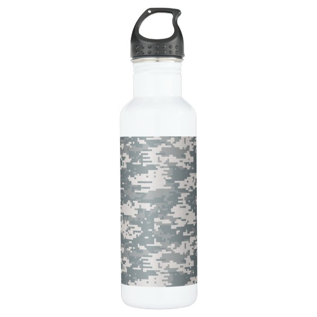 Standard Digital Camo Water Bottle (Front)