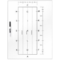 Standard Dressage Arena Template Horse Competition