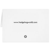standard hedgehog card (Back Horizontal)