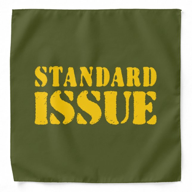 STANDARD ISSUE BANDANA (Front)