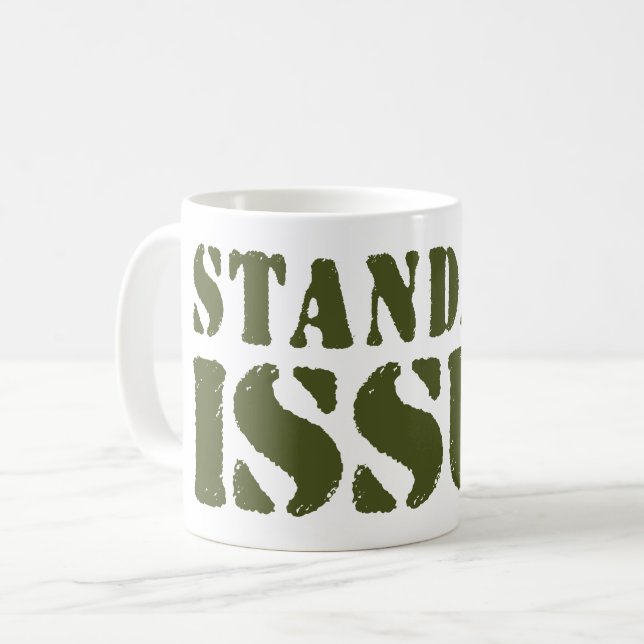 STANDARD ISSUE COFFEE MUG (Front Left)