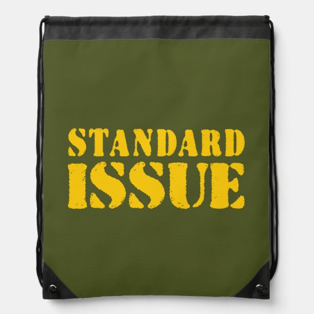 STANDARD ISSUE DRAWSTRING BAG (Front)