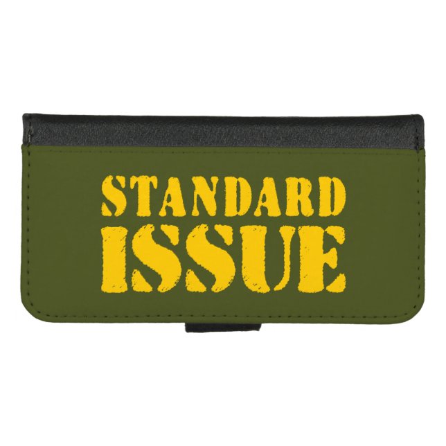 STANDARD ISSUE iPhone WALLET CASE (Front (Horizontal))