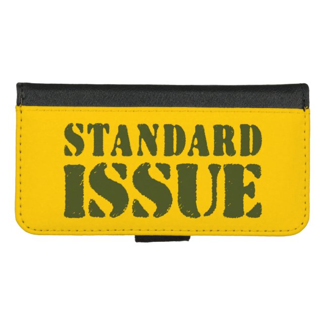 STANDARD ISSUE iPhone WALLET CASE (Front (Horizontal))