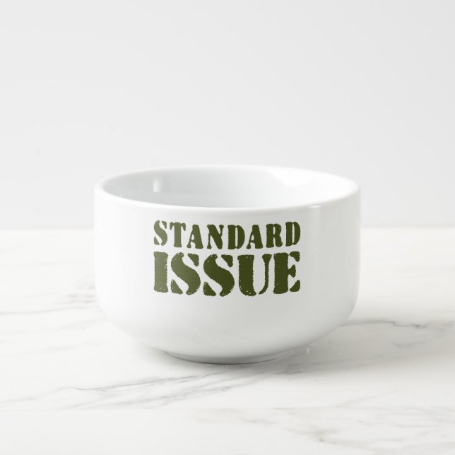 STANDARD ISSUE SOUP MUG (Front)
