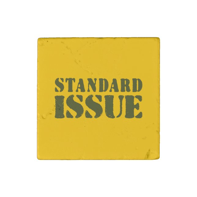 STANDARD ISSUE STONE MAGNET (Front)