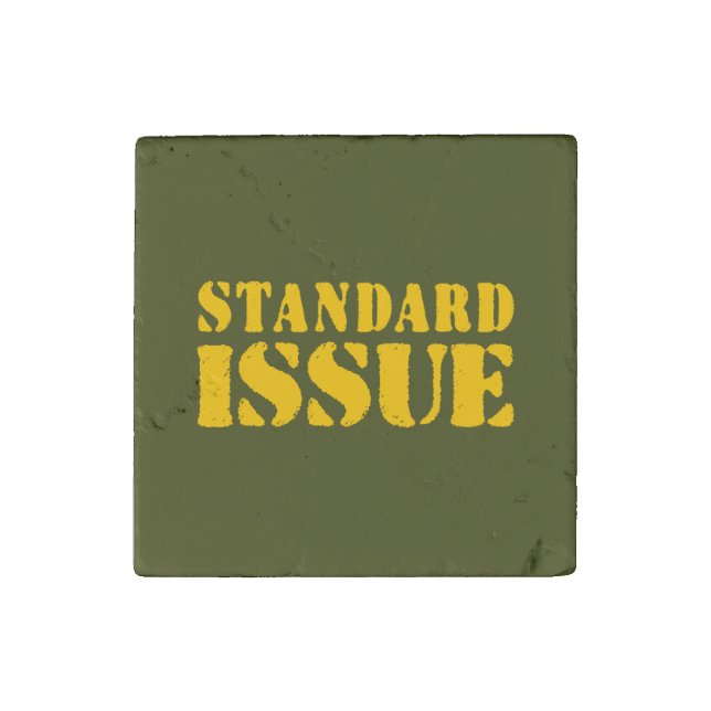 STANDARD ISSUE STONE MAGNET (Front)