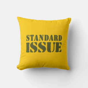 STANDARD ISSUE THROW PILLOW