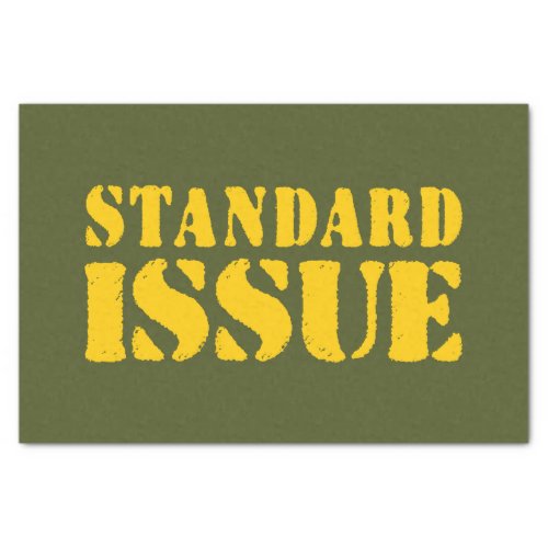 STANDARD ISSUE TISSUE PAPER