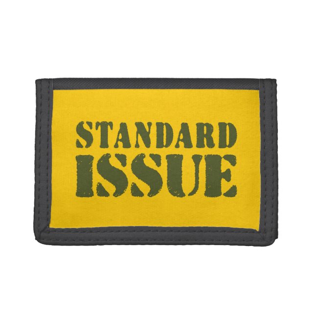 STANDARD ISSUE TRI-FOLD WALLET (Front)