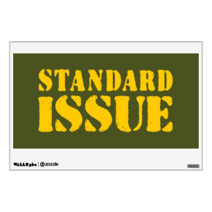 STANDARD ISSUE WALL DECAL