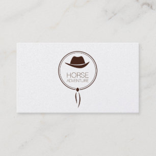 Standard logo western business card