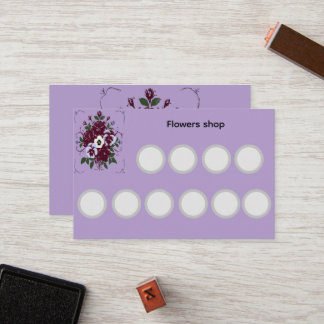 Standard Loyalty Card Violettes Botanique