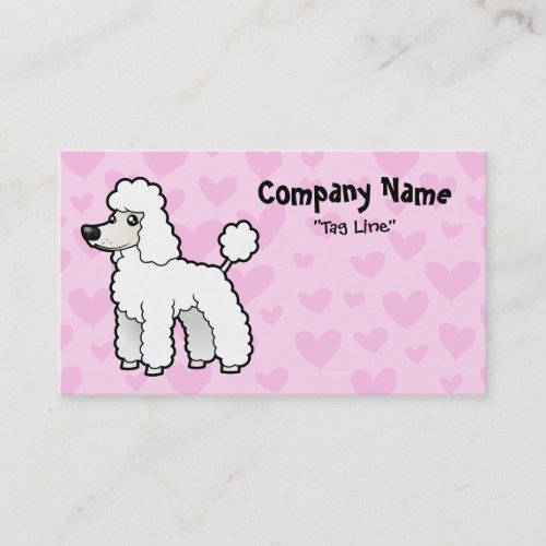 Standard/Miniature/Toy Poodle Love (puppy cut) Business Cards