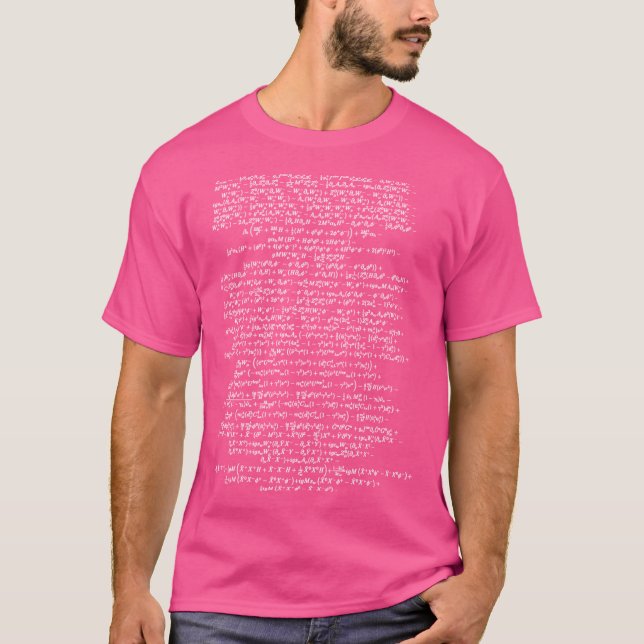 Standard Model Lagrangian Higgs Boson Formula Phys T-Shirt (Front)
