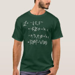 Standard Model Lagrangian Higgs Boson Physics T-Shirt<br><div class="desc">gift,  atom,  physics teacher,  math</div>