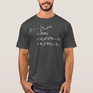 Standard Model Lagrangian Of Particle Physics T-Shirt