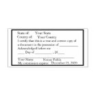 Standard Notary Public Copy Stamp