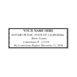 Standard Notary Public Seal Stamp