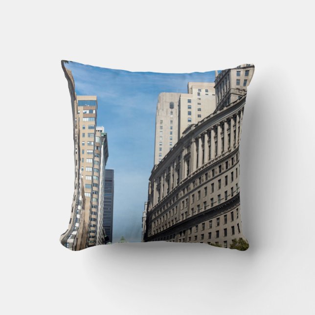 Standard Oil Building New York City Throw Pillow (Front)