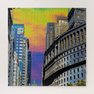 Standard Oil Building New York City USA Poster Jigsaw Puzzle