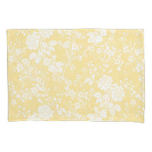 Standard pair Pillowcases Bridal Suite buttercup