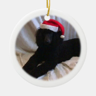Standard Poodle Ceramic Ornament